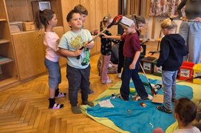 Müllworkshop in den Jami Klassen